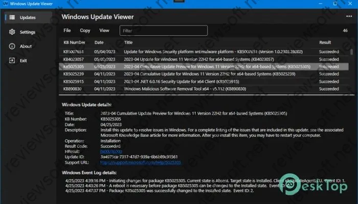 Windows Update Viewer Activation key