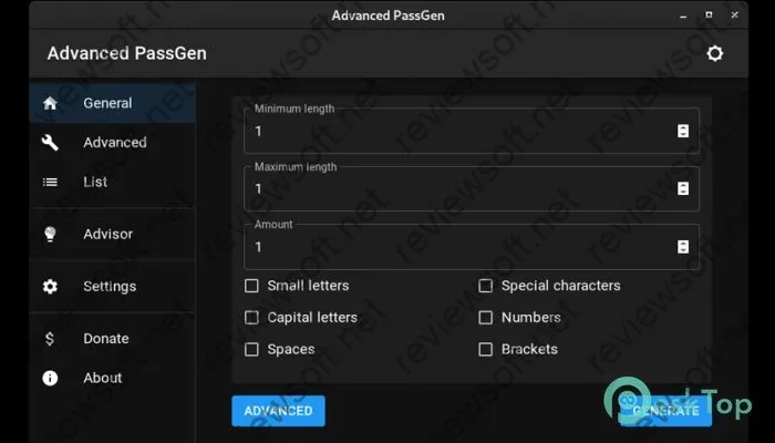 Advanced PassGen Serial key 2.5.0 Full Free Download